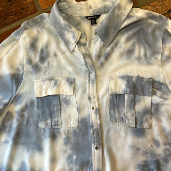 Versona Tie dyed button front Jacket szXL - Picture 5 of 13